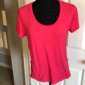 Ralph Lauren sport soft Tee in vibrant rose color